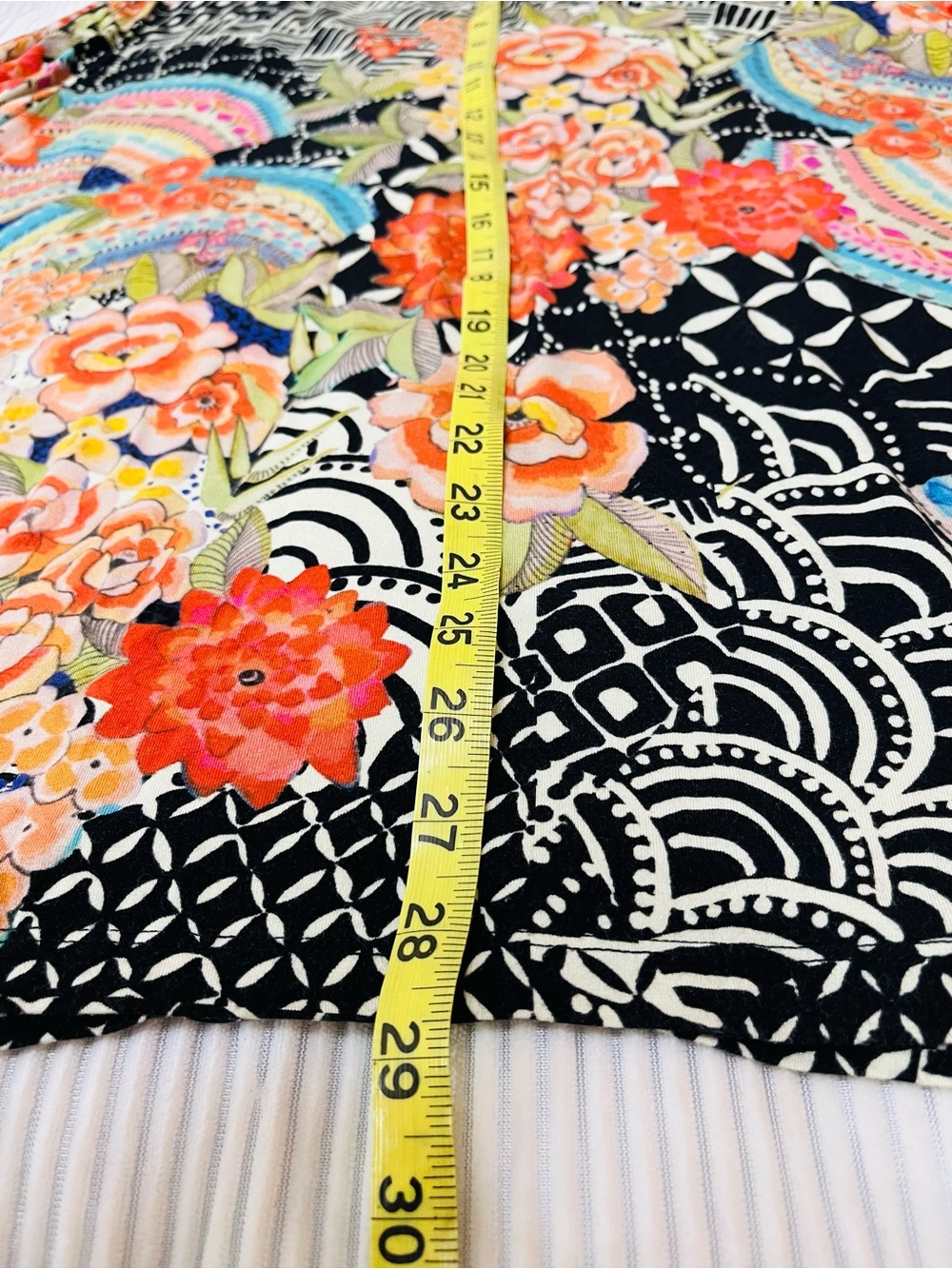 Floral-Print Black Long Sleeve Tee by Jonny Was - Picture 5 of 8